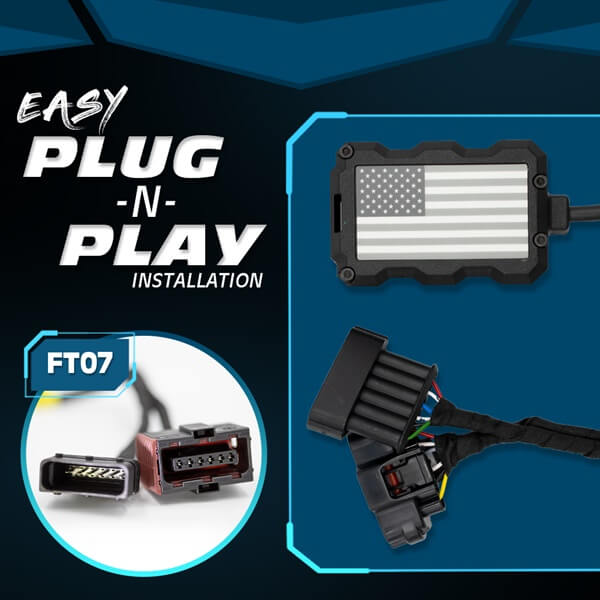 FT07 Fukin Tuned is specialized for your car's gas pedal sensor socket; because of that every model can have different socket type, but the effect is the same