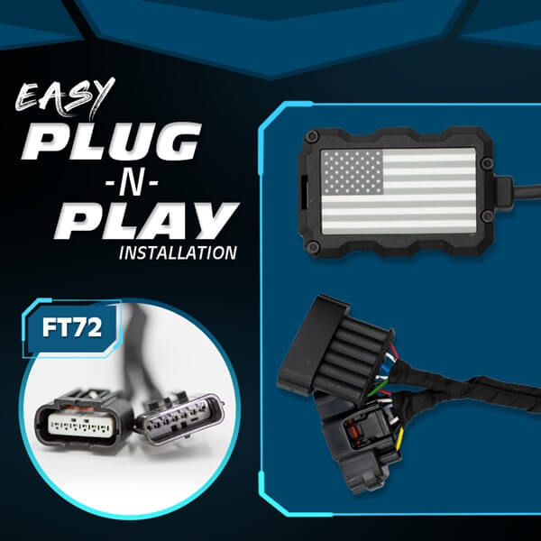 FT72 Fukin Tuned is specialized for your car's gas pedal sensor socket; because of that every model can have different socket type, but the effect is the same